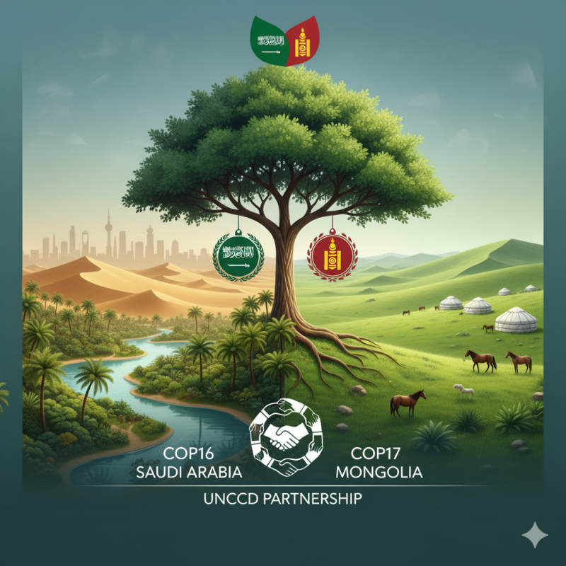 رئاستا مؤتمر الأطراف 16 و17 تتحدان لتسريع التحرك الدولي من أجل الأراضي والتصدي للجفاف 